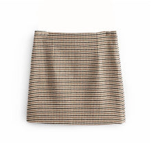 Load image into Gallery viewer, Women Plaid Autumn 2 Piece Set Blazer,High Waist Skirt Office Lady Jacket Skirt Suits Sold Separately Women's Costumes